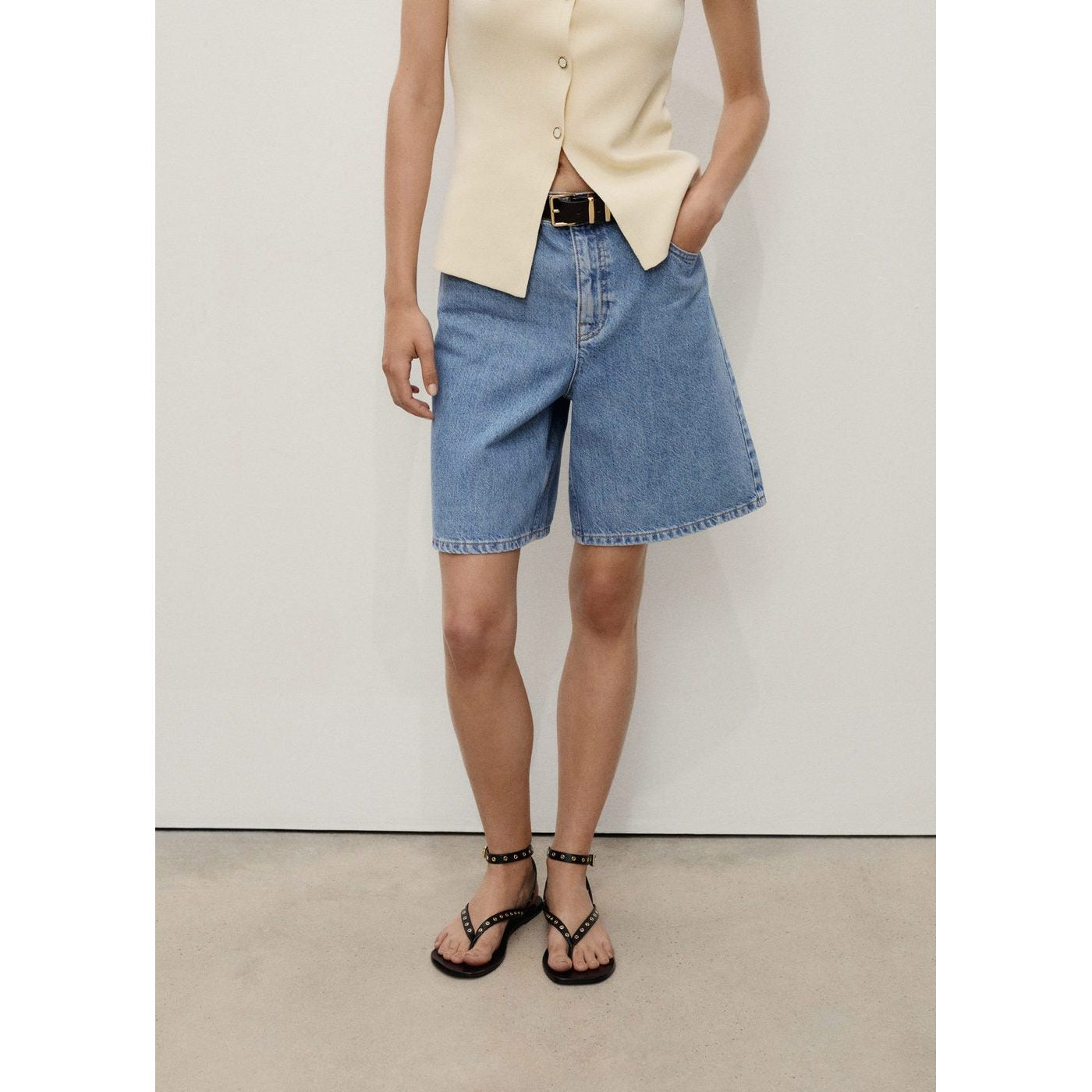 Bermuda Shorts Camilla - Medium Blue