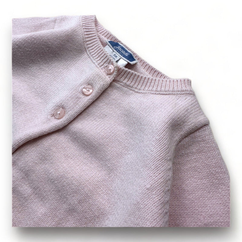 Jacadi - Cardigan Rose - 6 Mois