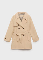 Trench Gina Gris Claro/Pastel - Niña
