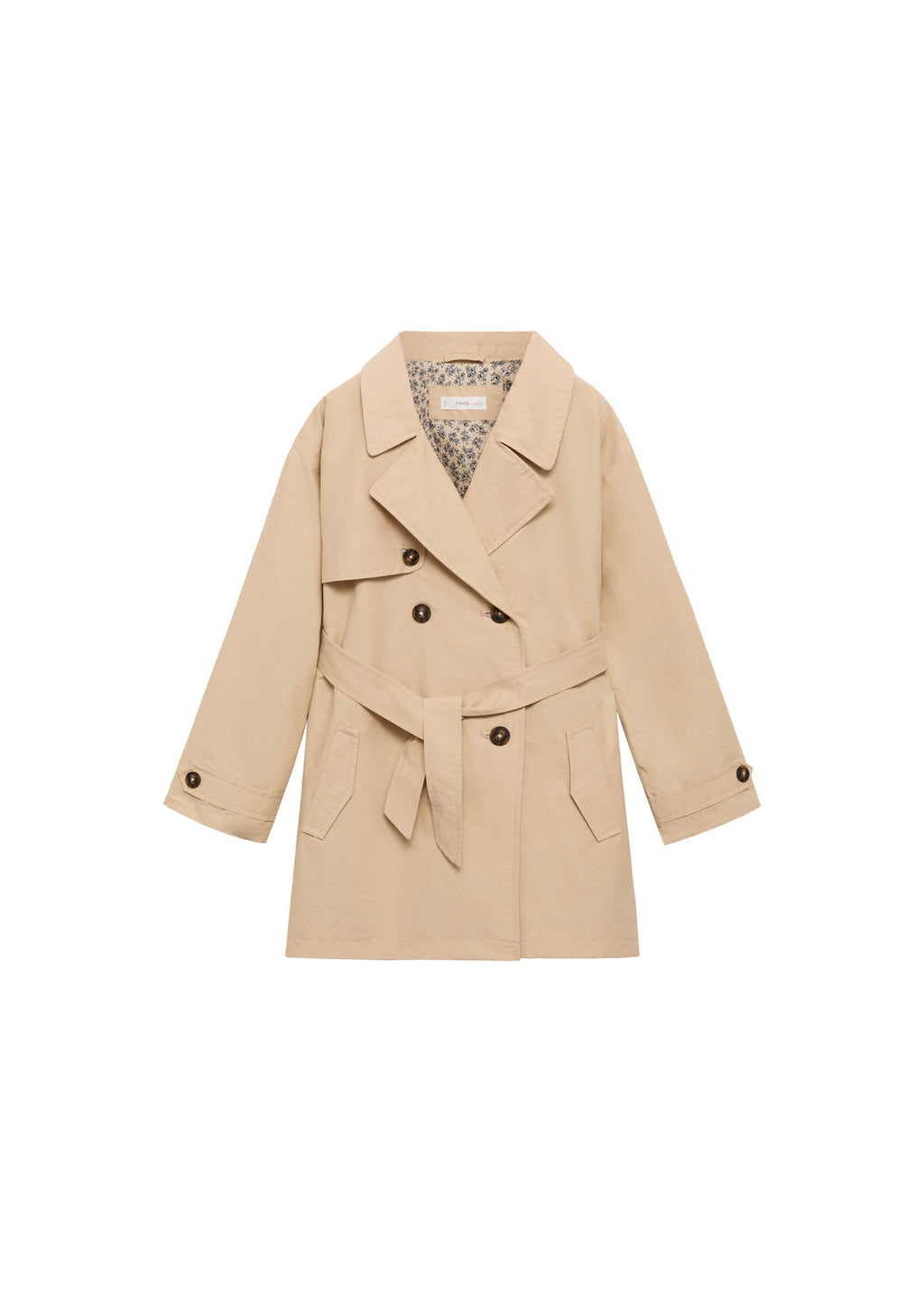 Trench Gina Gris Claro/Pastel - Niña
