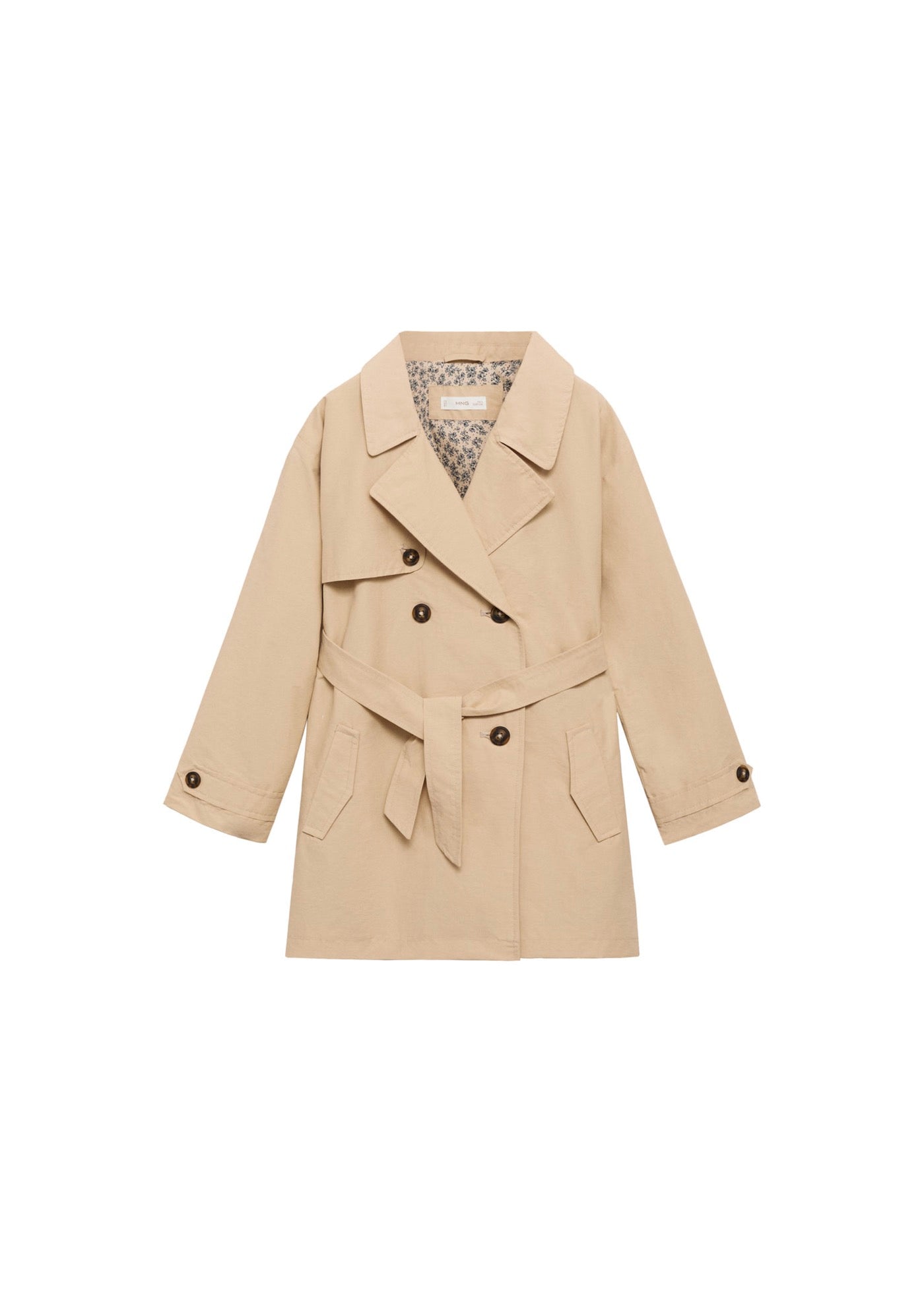 Trench Gina Gris Claro/Pastel - Niña