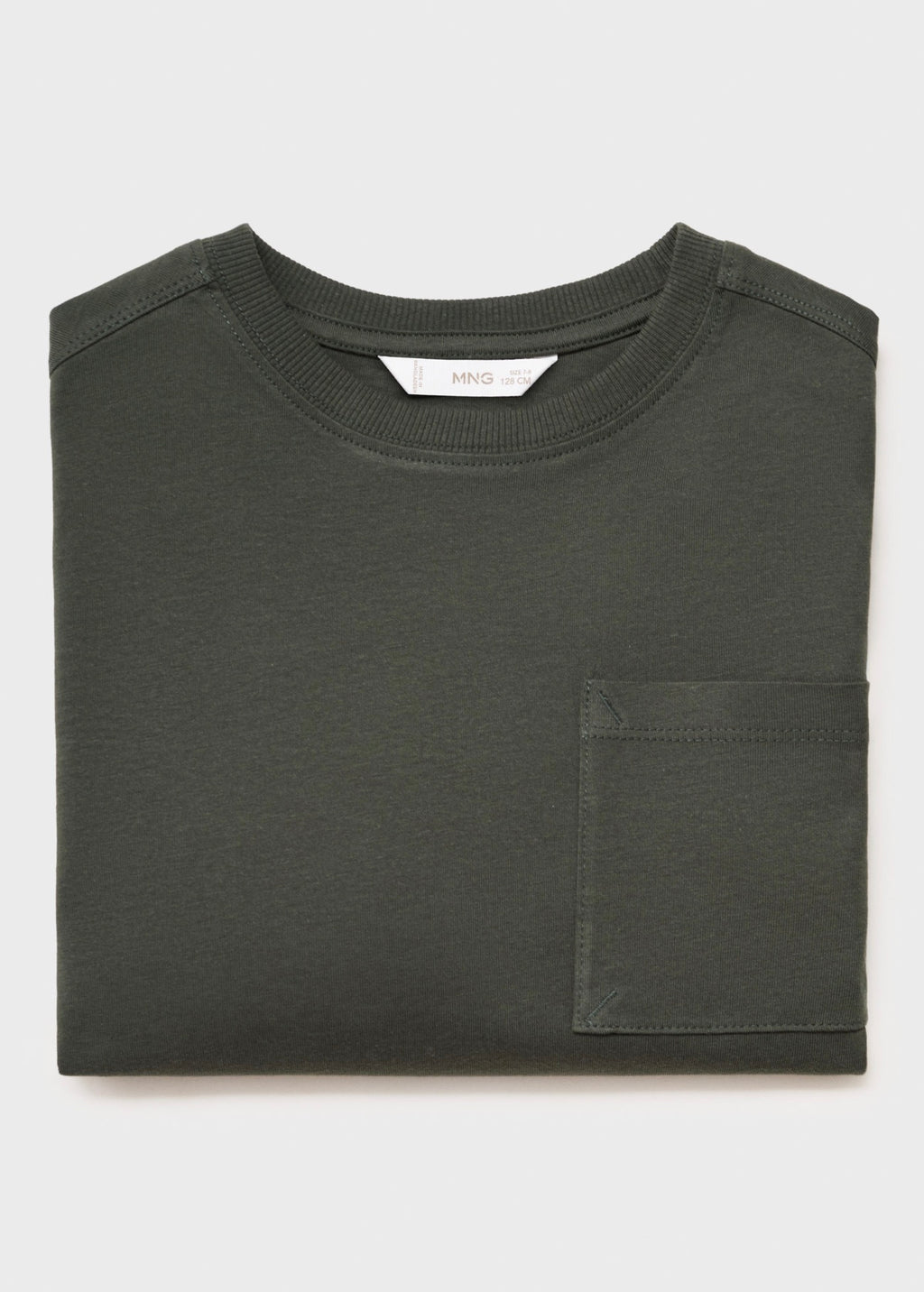 T-Shirt Basica1 Vert Foncé - Garçon