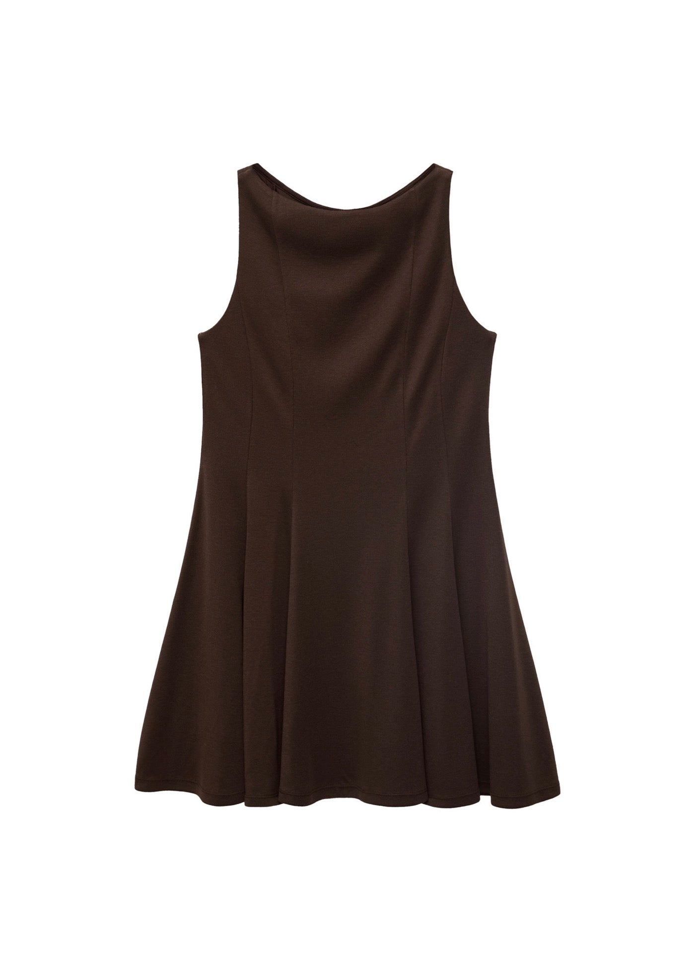 Robe Plissée Et Évasée