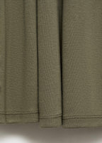 Robe Plissée Et Évasée