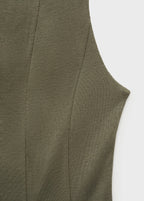 Robe Plissée Et Évasée