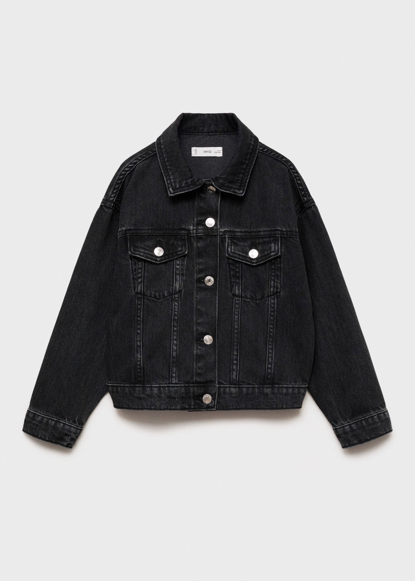Blouson Alice Denim Noir - Fille