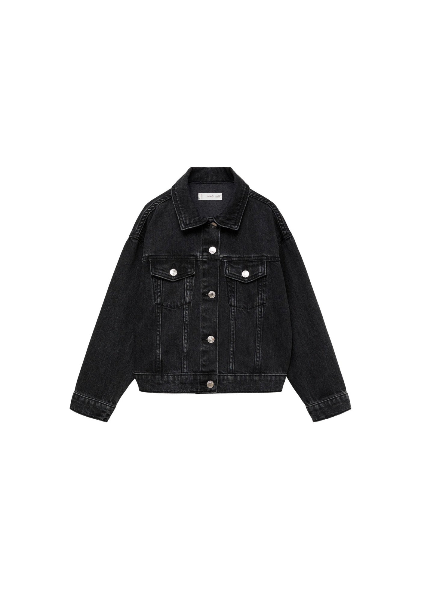 Blouson Alice Denim Noir - Fille