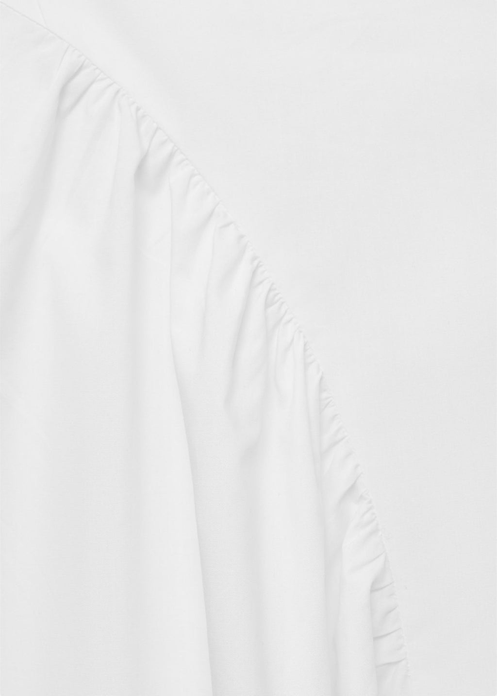 Jupe Midi Coton À Fronces