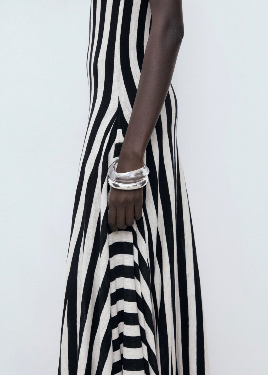 Robe En Maille Bas Asymétrique