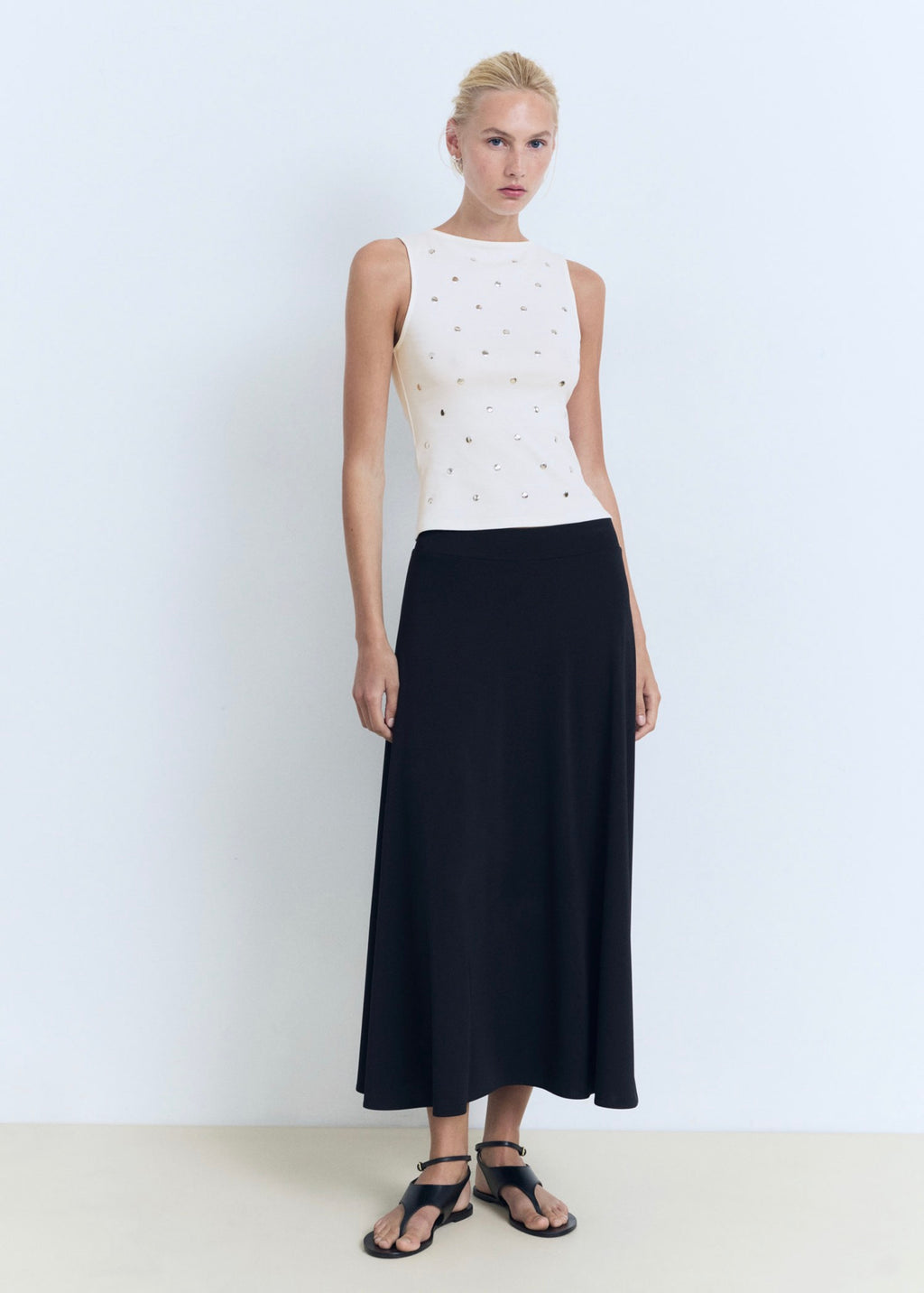 Top En Coton À Clous