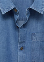 Chemise Toni Bleu Marine - Garçon
