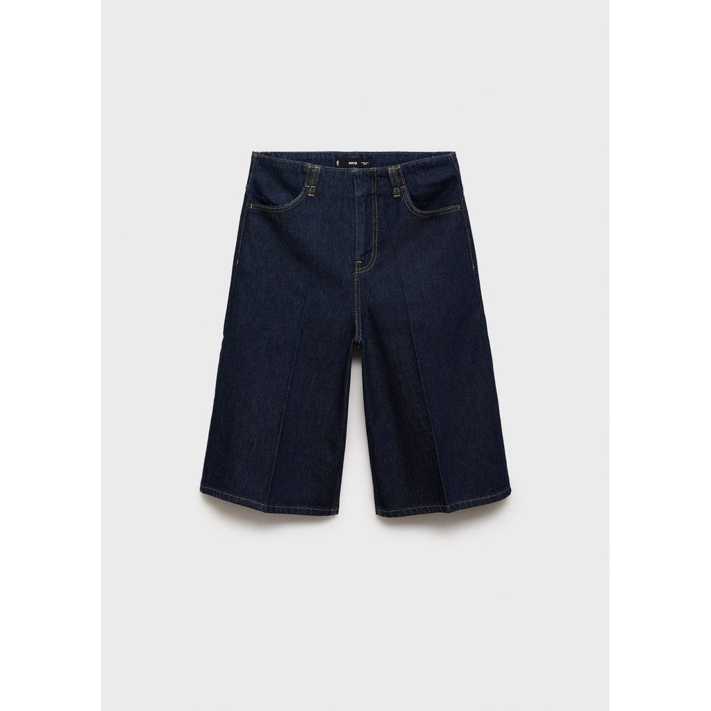 Bermuda Jort Denim de Tiro Medio