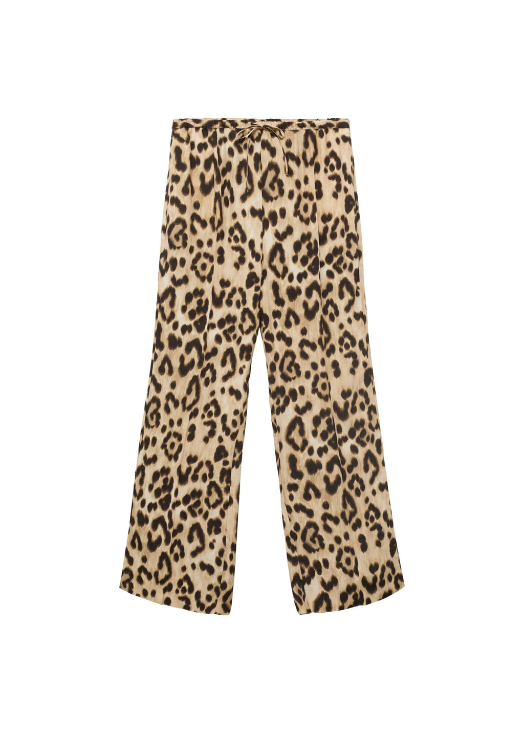 Pantalon Droit Léopard