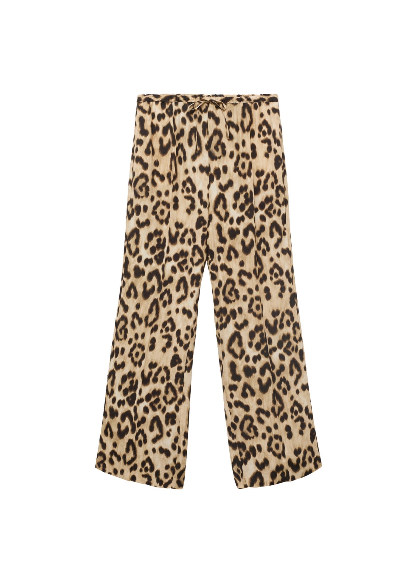 Pantalon Droit Léopard