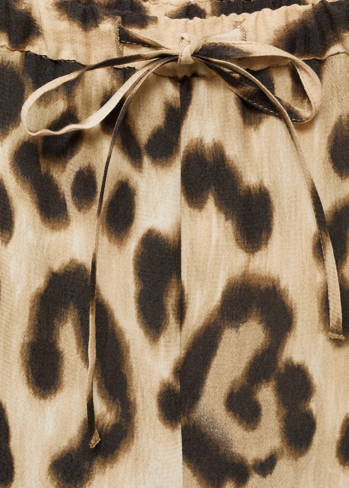 Pantalon Droit Léopard