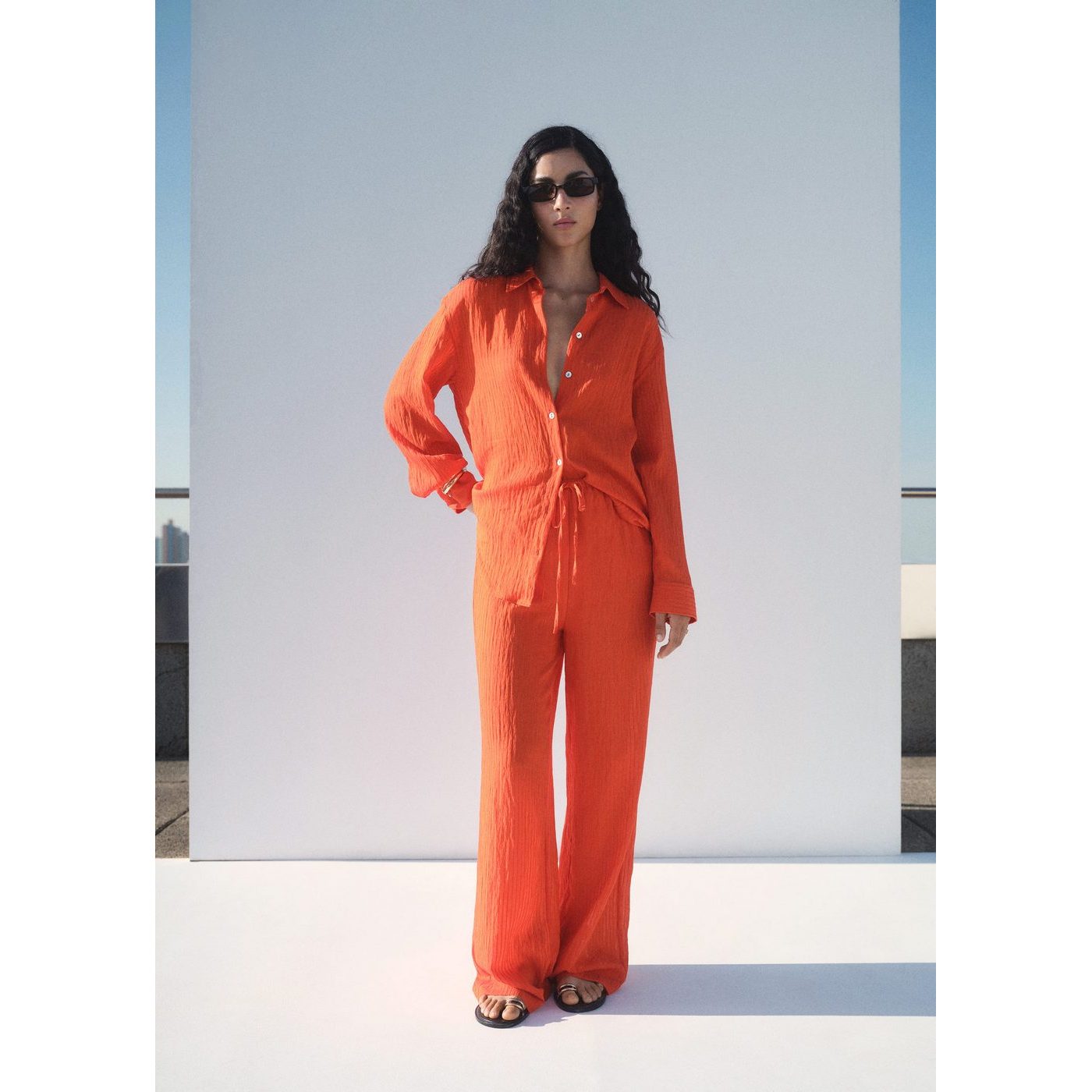 Pantalon Carrot - Orange