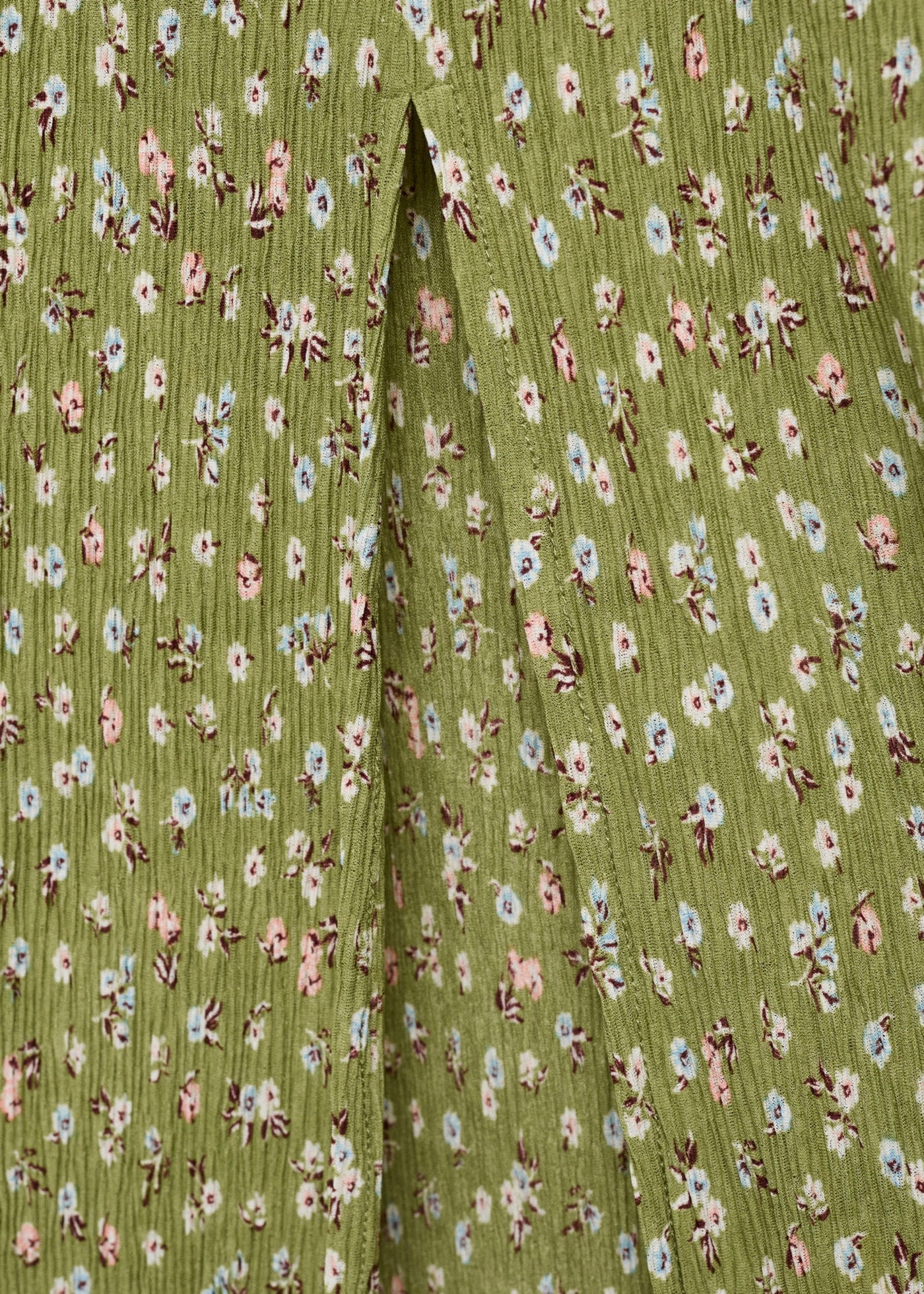 Robe Imprimée Fente Latérale