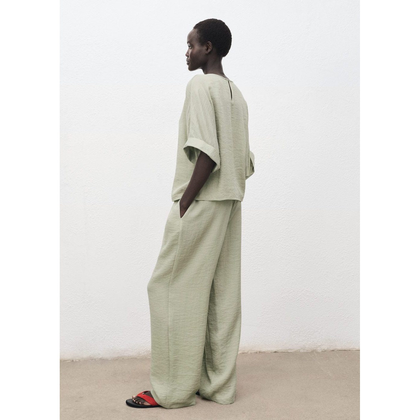 Pantalon Salvia - Aqua Green