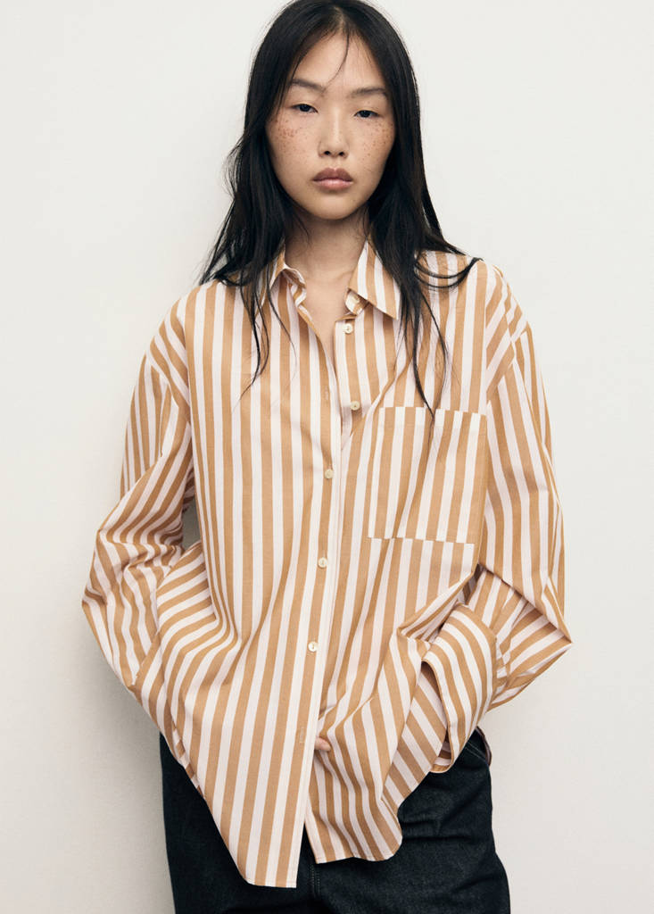 Chemise À Rayures Oversize