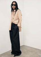 Chemise À Rayures Oversize