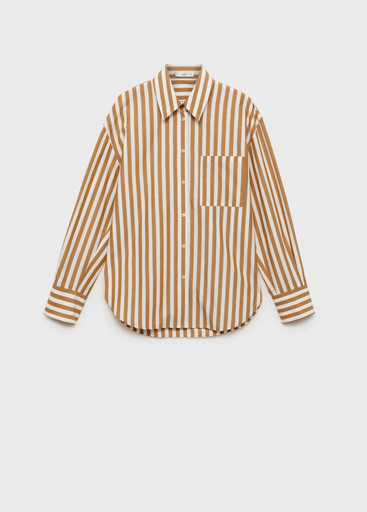 Chemise À Rayures Oversize