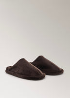 Sabot En Fourrure Avec Détails De Couture
