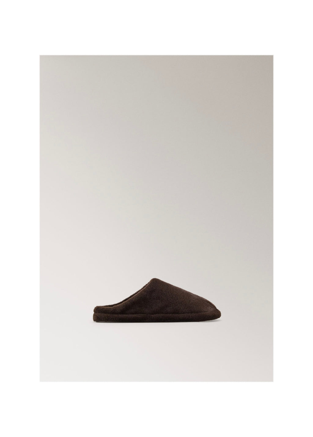 Sabot En Fourrure Avec Détails De Couture