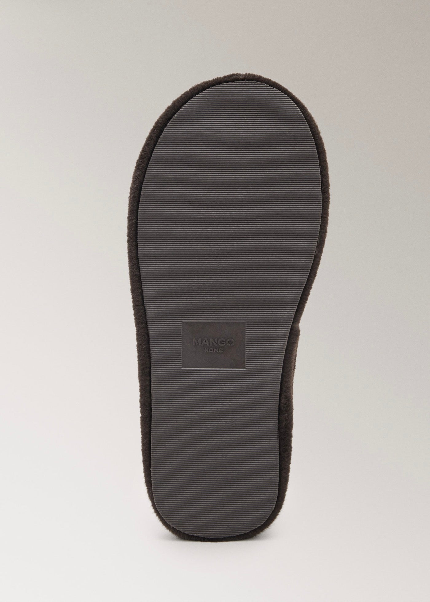 Sabot En Fourrure Avec Détails De Couture