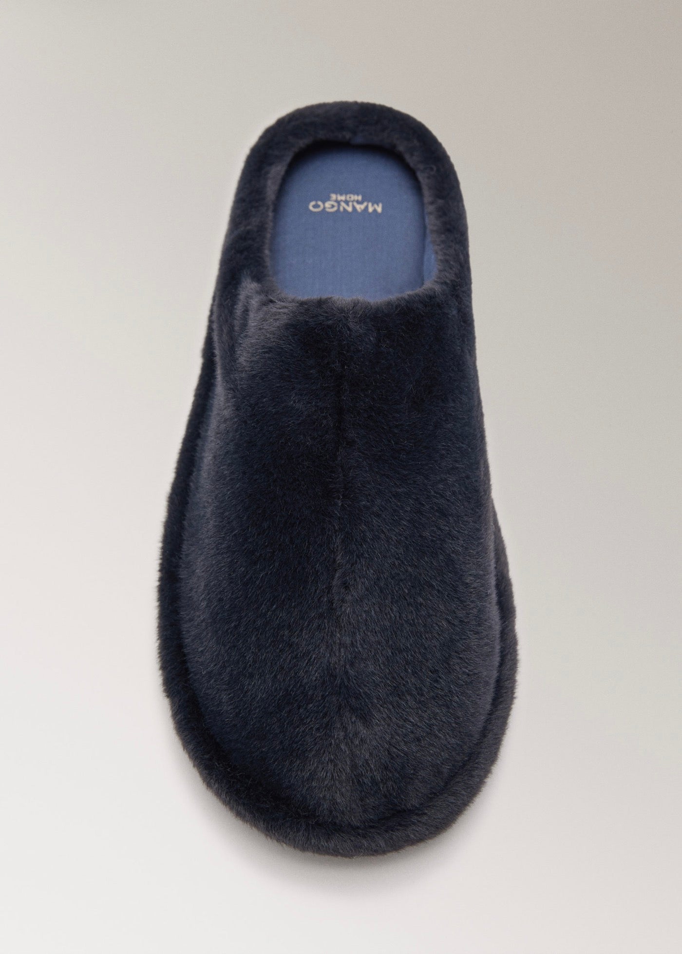 Sabot En Fourrure Avec Détails De Couture
