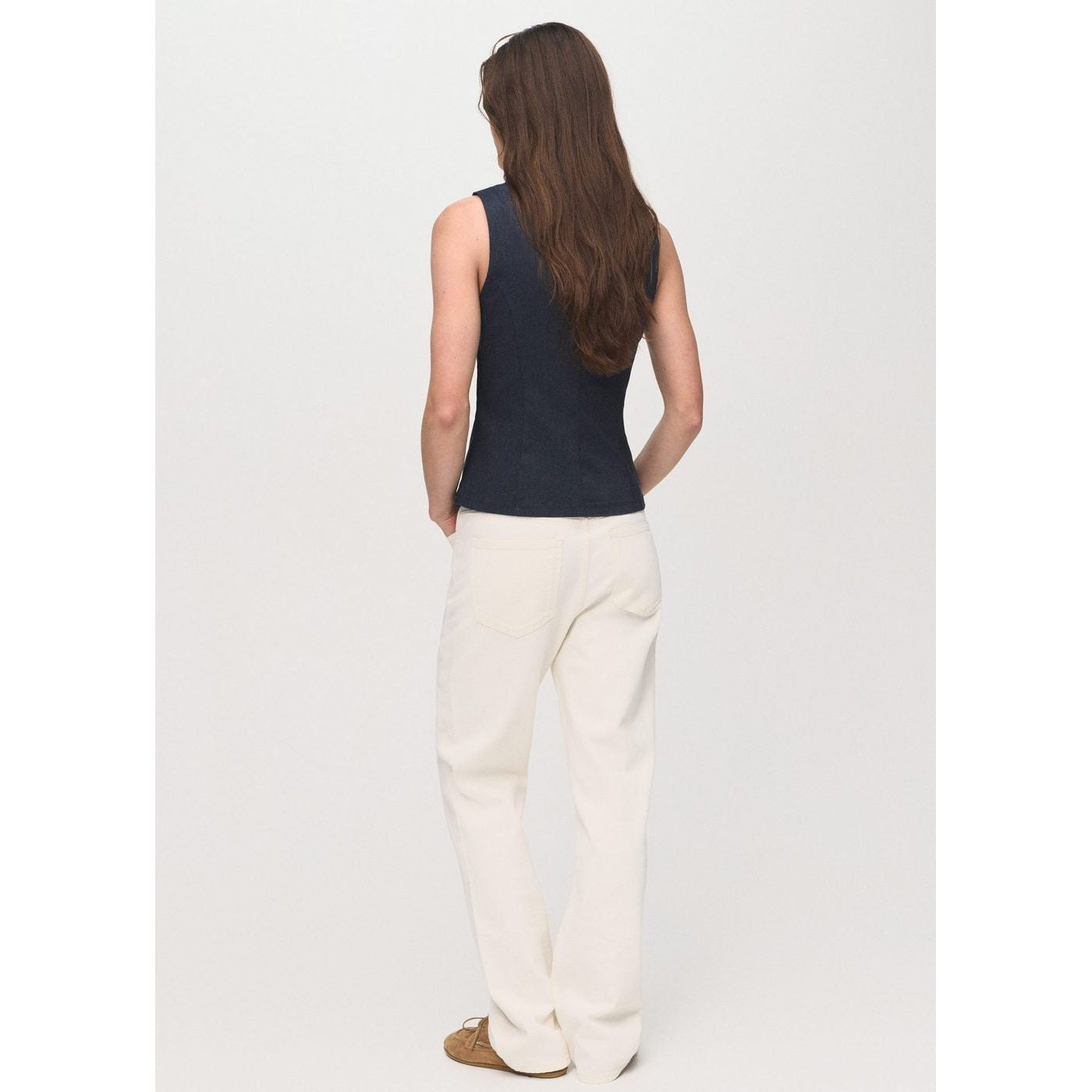 Top Effet Denim Ns_x0001_Uds