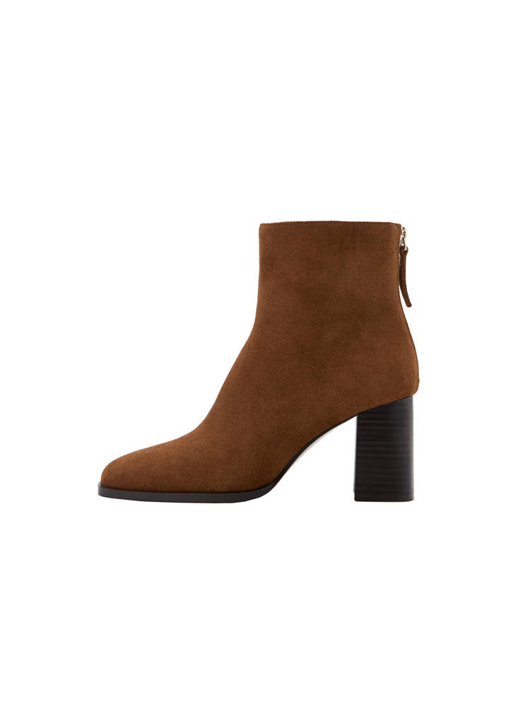 Bottines Suède Talon Bloc