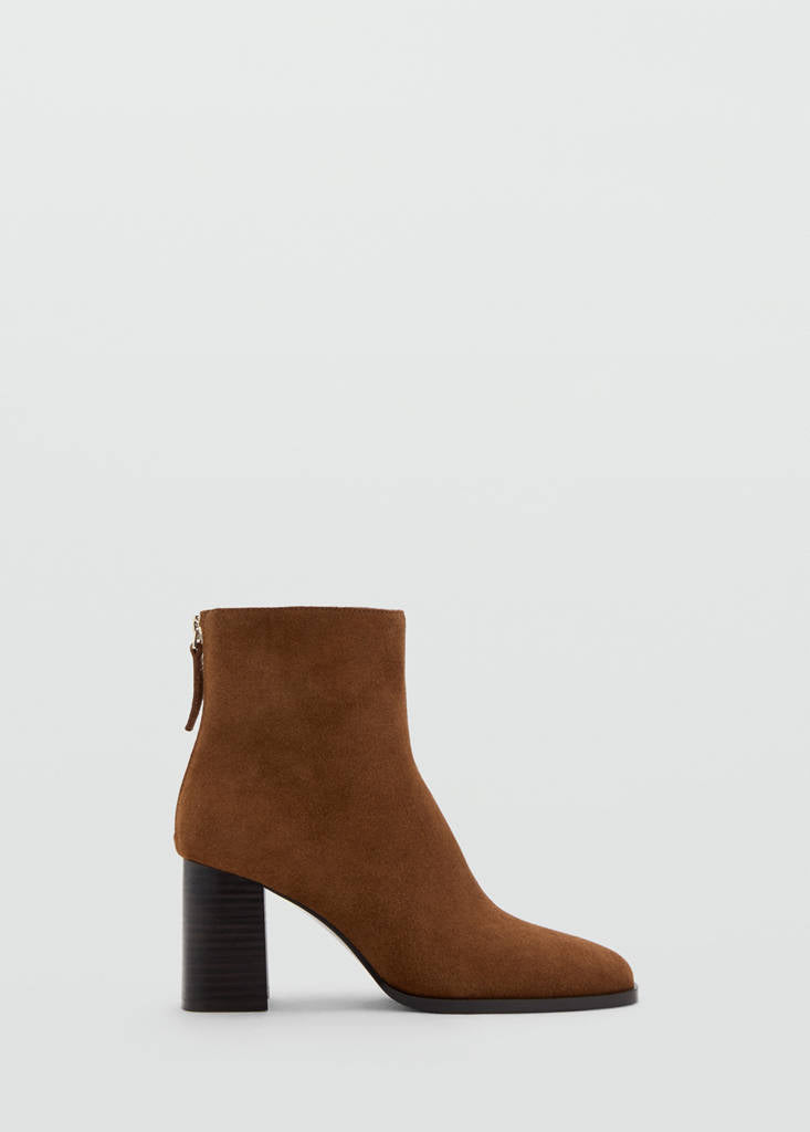 Bottines Suède Talon Bloc