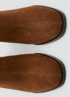 Bottines Suède Talon Bloc