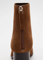Bottines Suède Talon Bloc