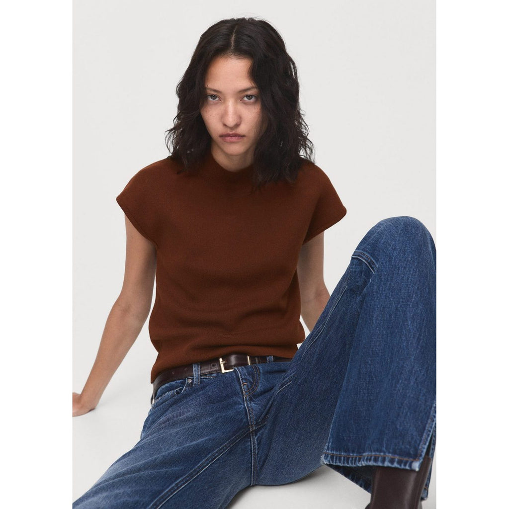 Pull-Over Maille Fine Manches Courtes
