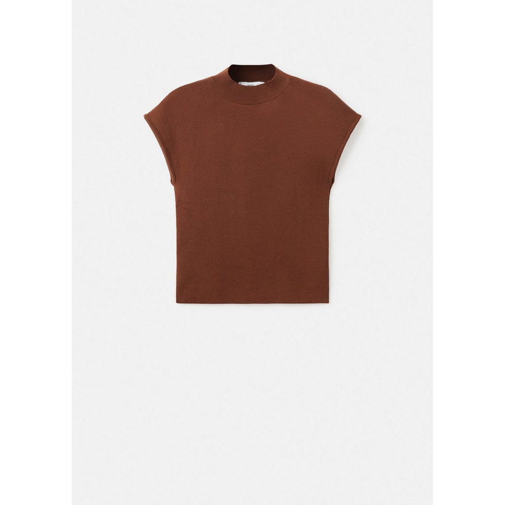 Pull-Over Maille Fine Manches Courtes