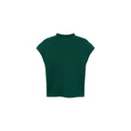 Fine-Knit Short-Sleeved Jumper