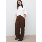 Pantalon Droit Pinces