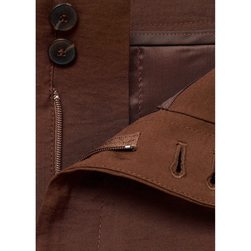 Pantalon Droit Pinces