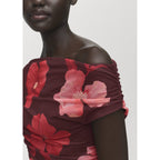 Asymmetric Floral Dress