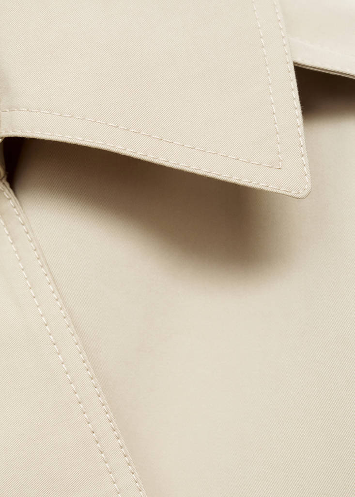 Trench Crop Double Boutonnage