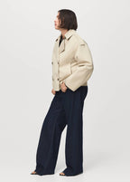 Trench Crop Double Boutonnage