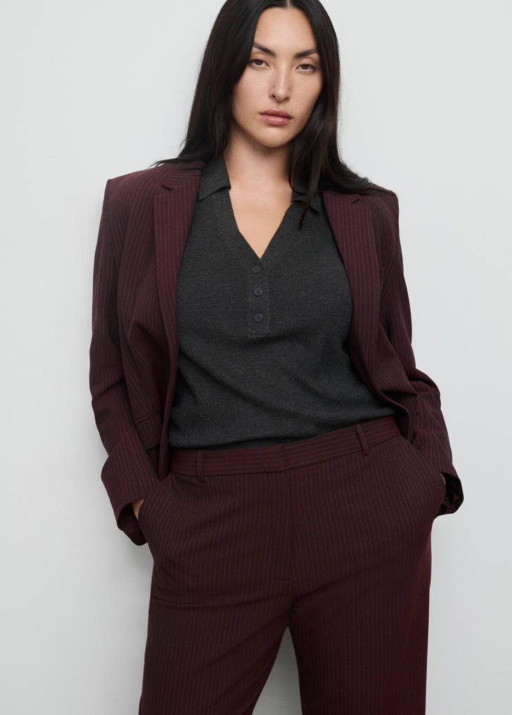 Pantalon De Tailleur Droit