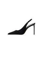 Chaussure À Talon Velours