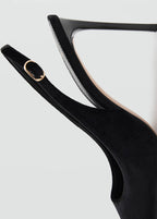 Chaussure À Talon Velours