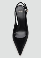 Chaussure À Talon Velours