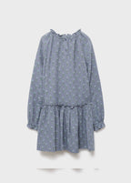 Vestido Petunia Azul Cielo - Niña
