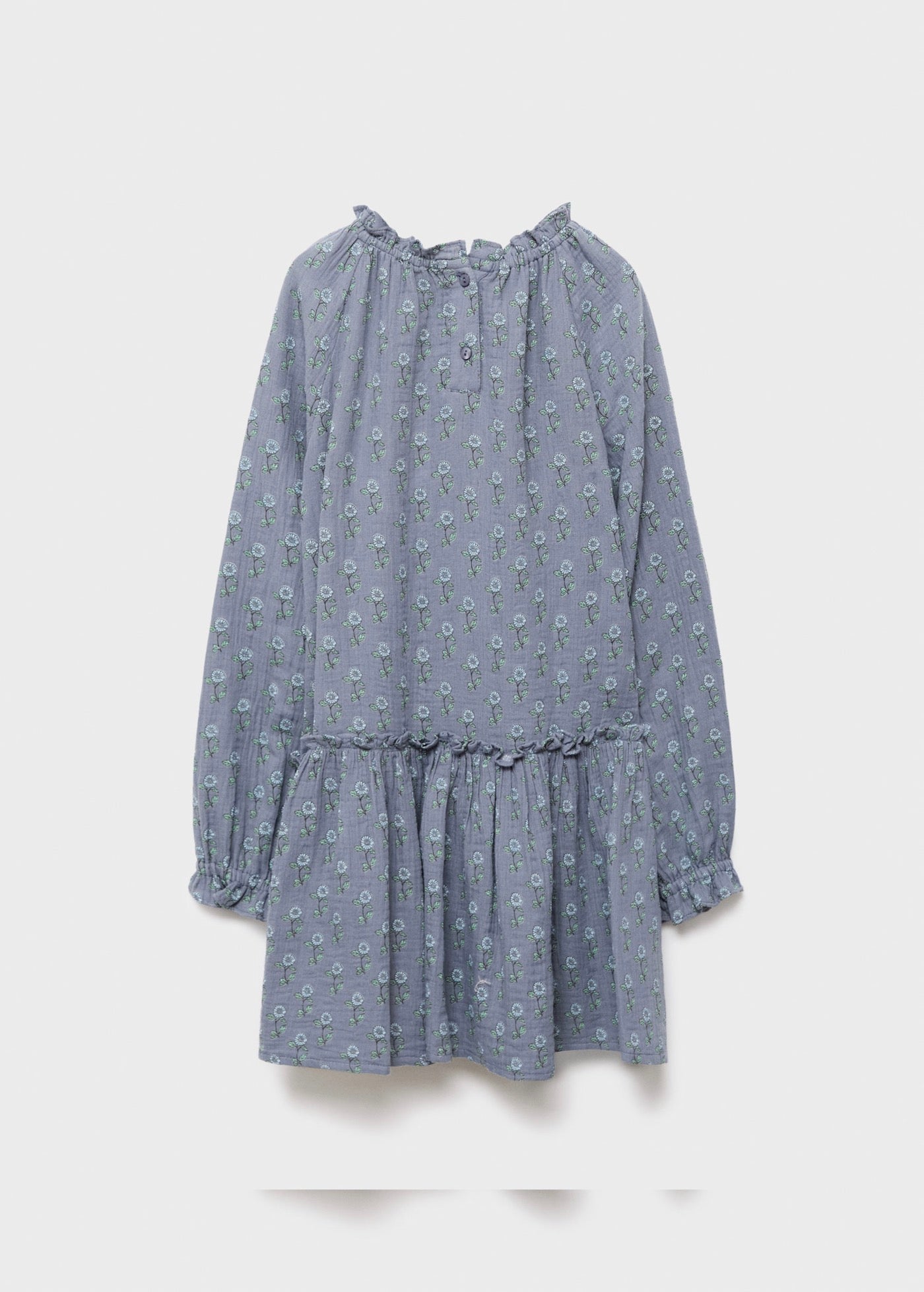 Vestido Petunia Azul Cielo - Niña