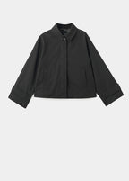 Trench Court Oversize Avec Passants De Ceinture