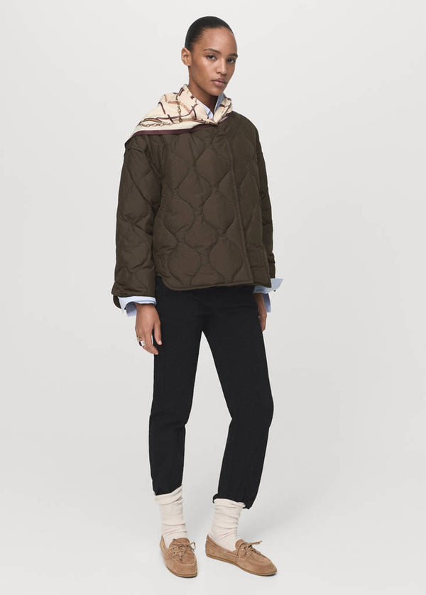 Anorak trapuntato oversize